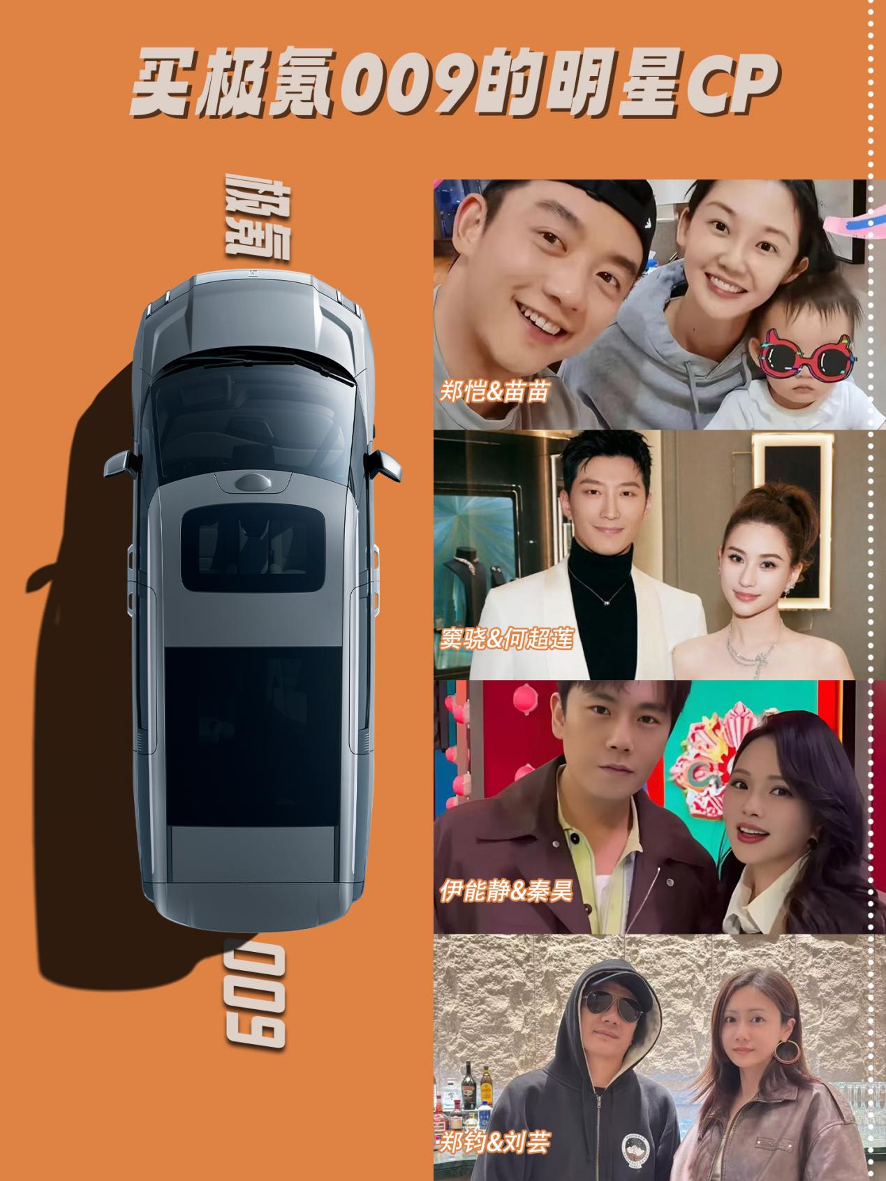 盘点明星夫妻cp私下都开什么车？