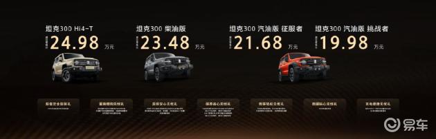 2025款坦克300上市 三种动力齐发售价19.98-24.98