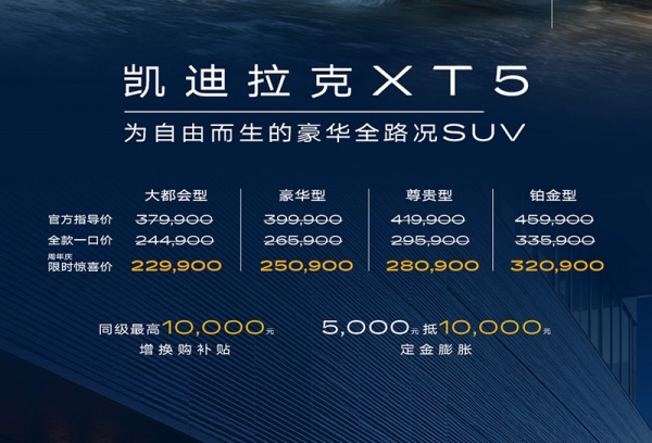 2025成都车展：新款凯迪拉克XT5上市